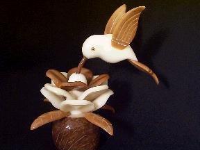 Hummingbird & Flower