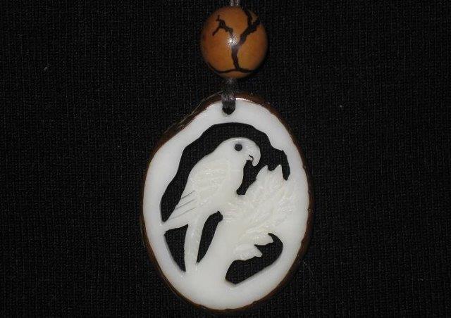 Parrot Cutout Necklace