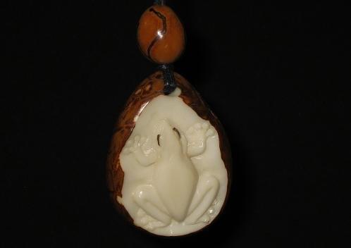 Frog Relief Necklace