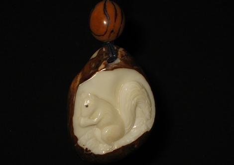 Squirrel Relief Necklace