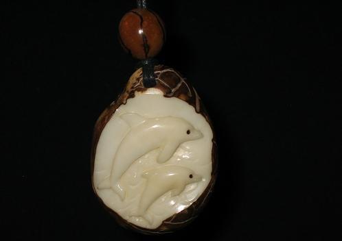 Dolphins - Mother & Baby Relief Necklace