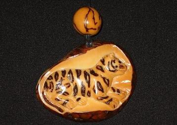 Bengal Tiger #2 Relief Necklace