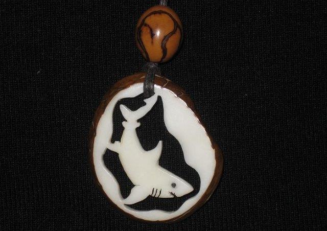 Shark Cutout Necklace