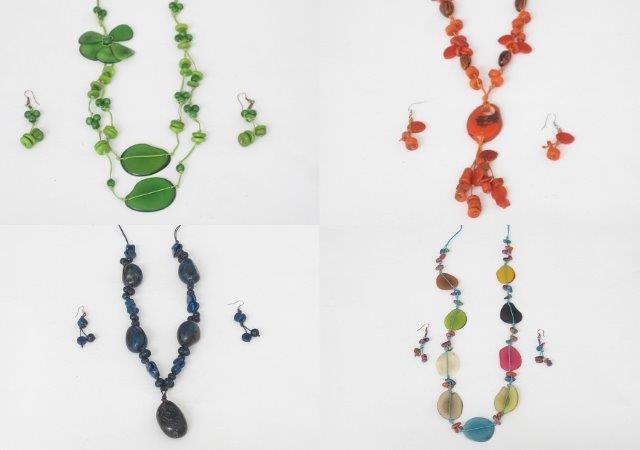 Necklace & Earrings-Long Cord